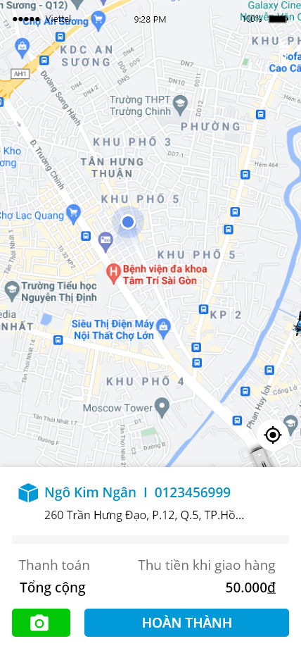 App vận chuyển